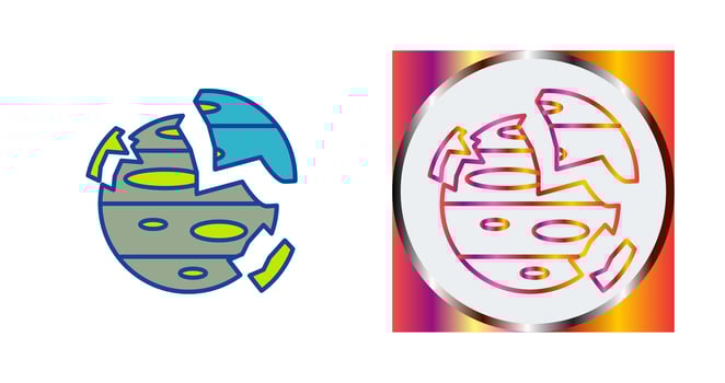 Destroyed Vector Icon