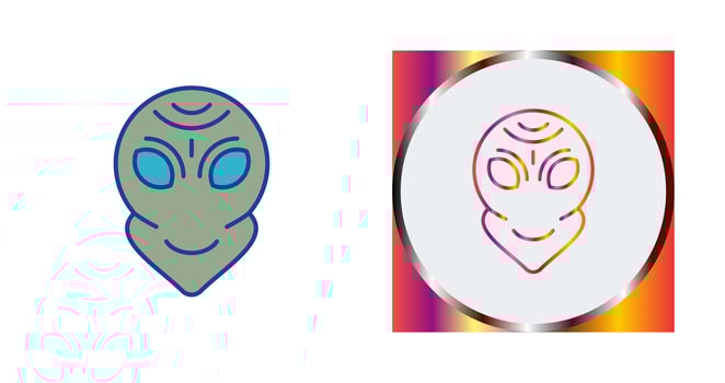 Alien Vector Icon
