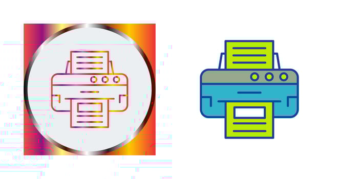 Printer Vector Icon