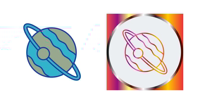 Planet Vector Icon