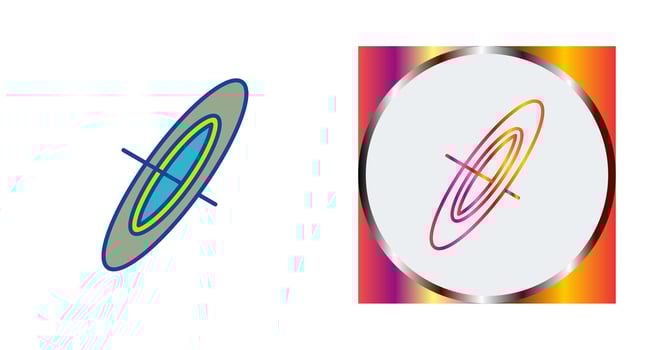 Black Hole Vector Icon