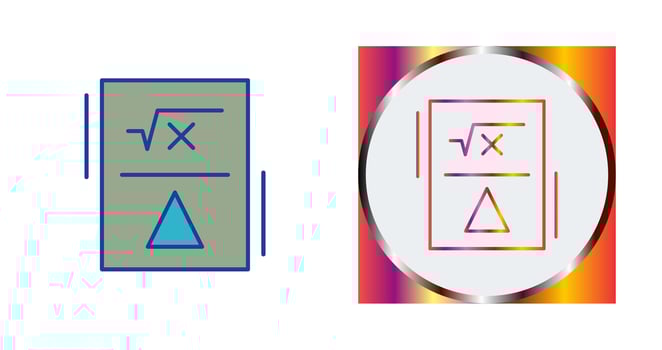 Formula Vector Icon