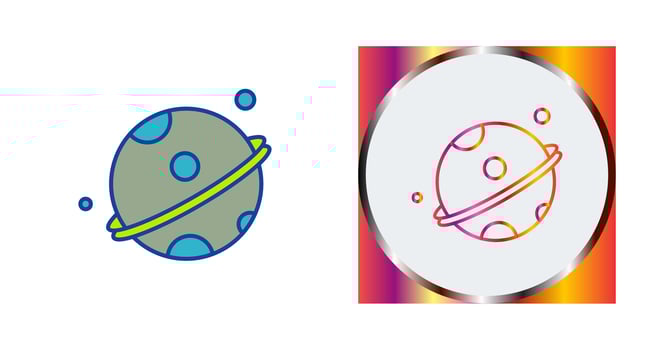 Planet Vector Icon