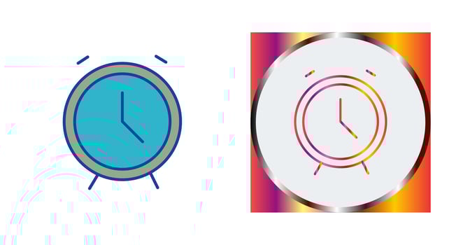Alarm Clock Vector Icon
