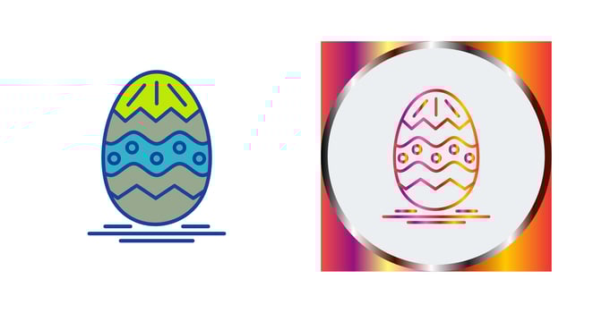 Easter Egg Vector Icon