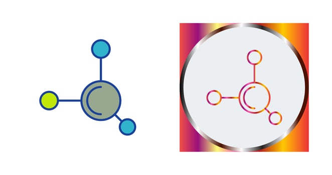 Molecule Vector Icon