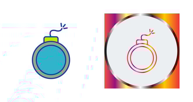 Bomb Vector Icon