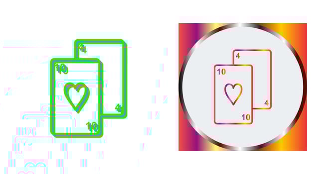 Playing Cards Vector Icon