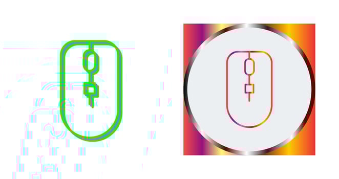 Unique Mouse Vector Icon