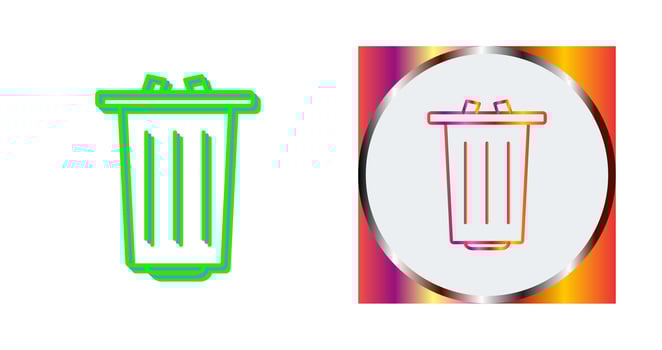Garbage Vector Icon
