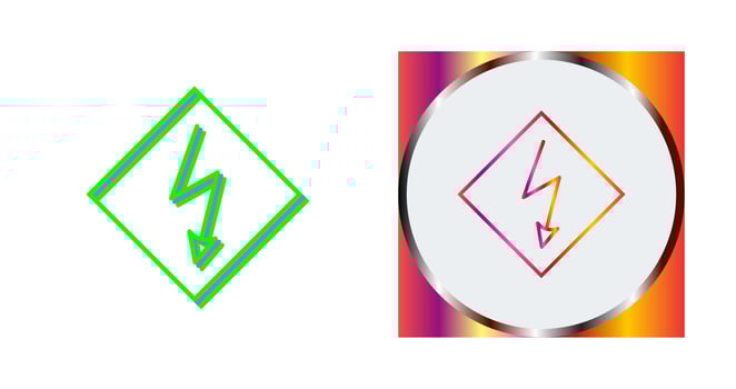 High Voltage Vector Icon