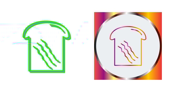 Toast Vector Icon