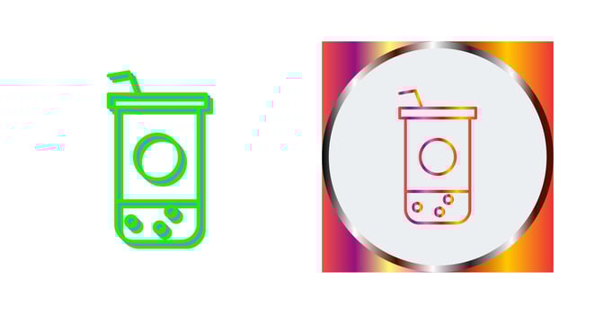 Chocolate Shake Vector Icon
