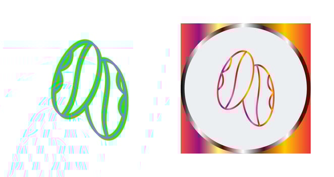 Coffee Grain Vector Icon