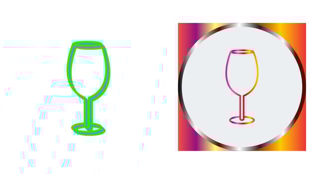 Wine Glass Vector Icon