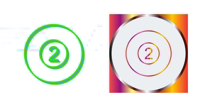 Pool Ball Vector Icon
