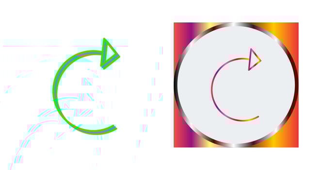 Unique Reload Vector Icon