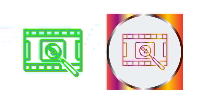 Unique Find Picture Vector Icon