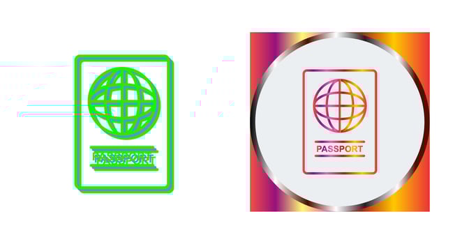 Passport Vector Icon