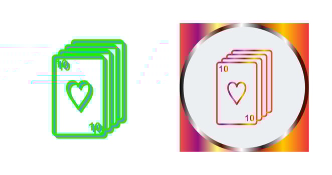 Deck of Cards Vector Icon