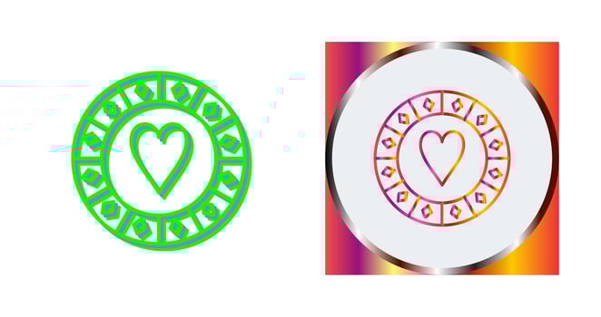 Casino Chips Vector Icon