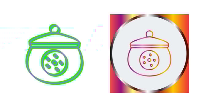 Cookie Jar Vector Icon