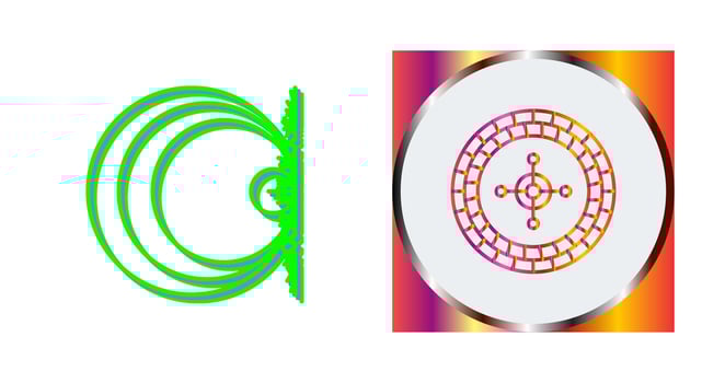 Roulette Vector Icon