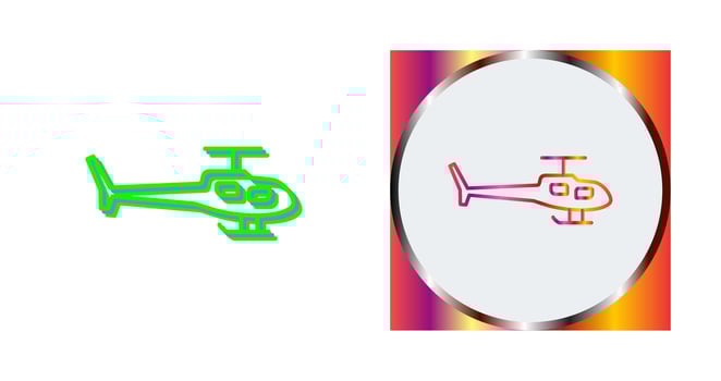 Helicopter Vector Icon