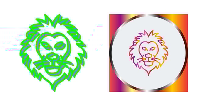 Lion Vector Icon