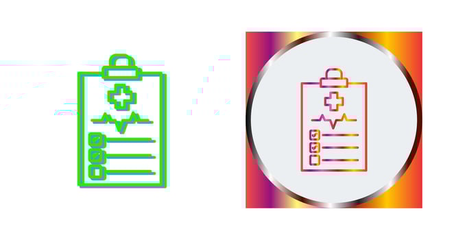 Medical History Vector Icon
