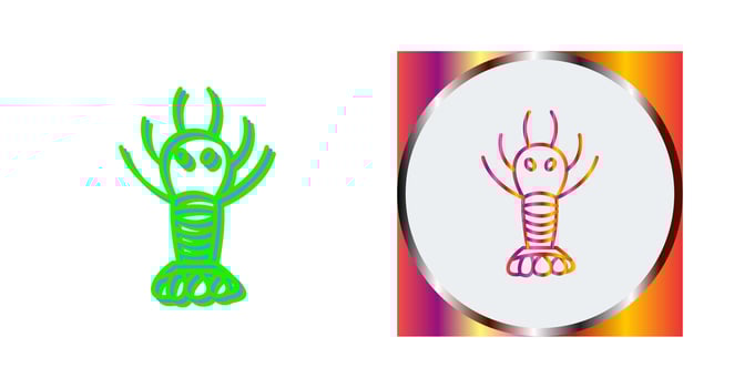Lobster Vector Icon