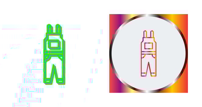 Jumpsuit Vector Icon