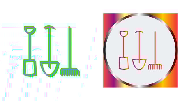 Gardening Tools Vector Icon