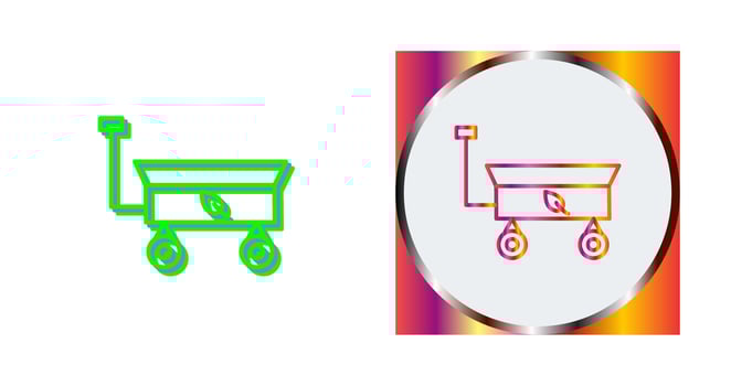Garden Cart Vector Icon