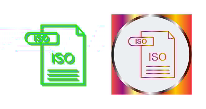 ISO Vector Icon