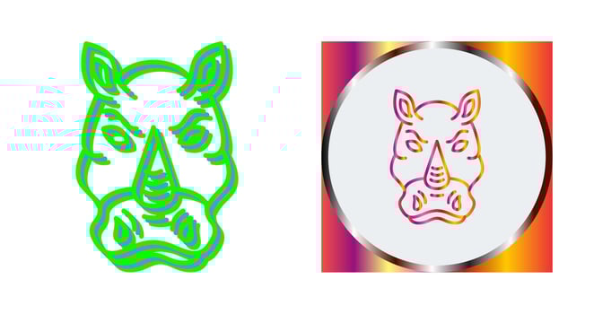 Rhino Vector Icon