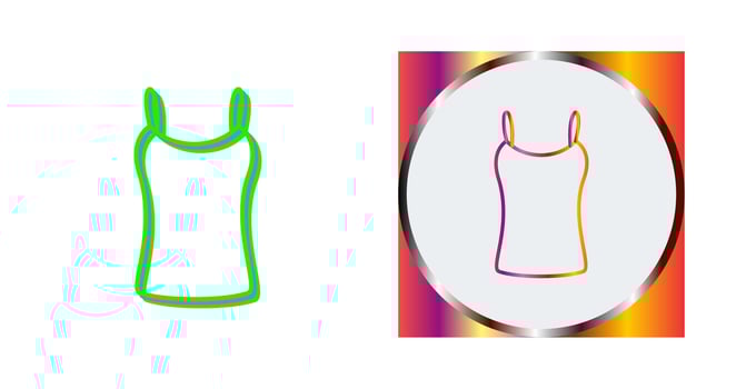 Ladies Vest Vector Icon