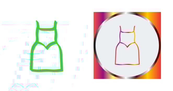 Party Dress Vector Icon