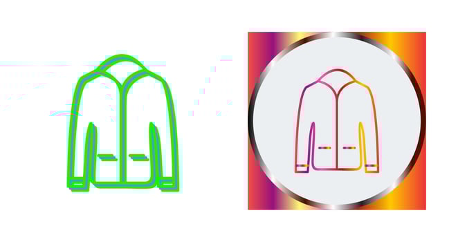 Men's Jacket Vector Icon