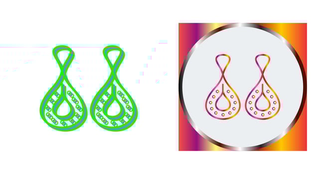 Earring Vector Icon