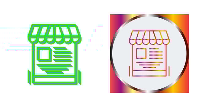 Mobile Shop Vector Icon