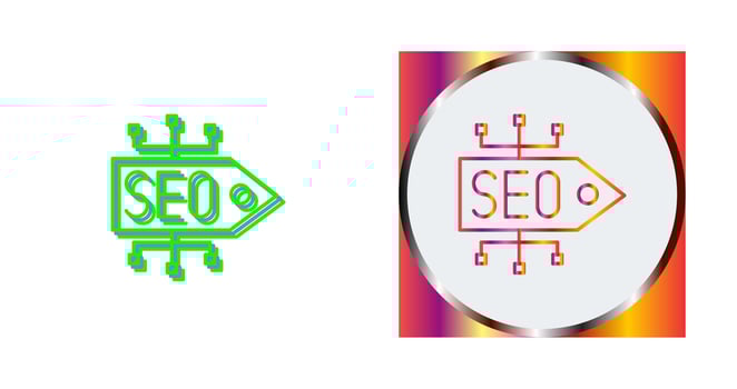 SEO Tag Vector Icon
