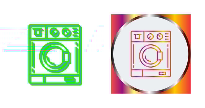 Washing Machine Vector Icon