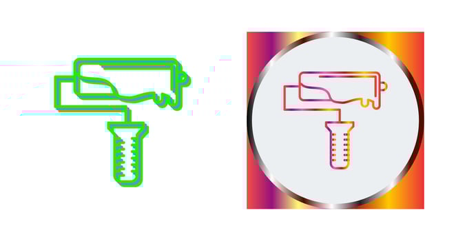 Roller Vector Icon