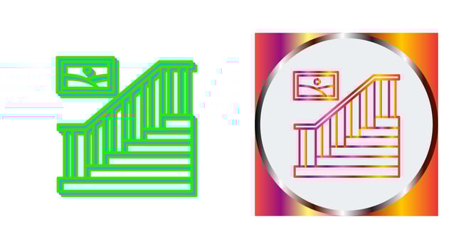 Stair Vector Icon