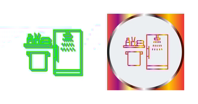 Shower Vector Icon