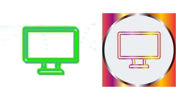 Lcd Vector Icon