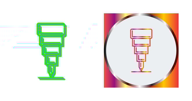 Fine Tip Pen Vector Icon