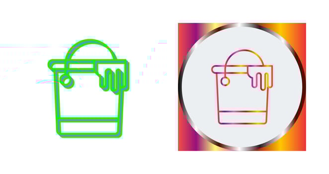 Paint Bucket Vector Icon