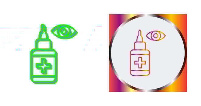 Eye Drop Vector Icon